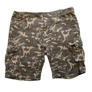Swiss Cross Camo Cargo Shorts Mens 44 Relaxed Camouflage Hunting Outdoor Summer‎